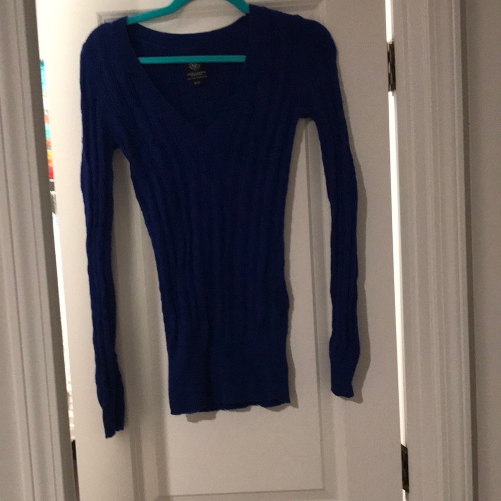 Royal blue sweater